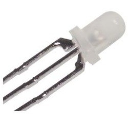 SSL-LX3059GYW Światła LED LUMEX Dwukolorowy zielony / żółty 565nm/585nm 3 piny T 1