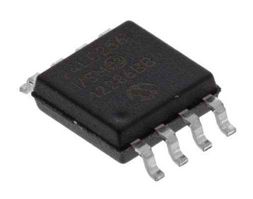 24LC256-I/SM Mikrochip I2c Eeprom 256K bit 32K x 8 3.3V/5V 8-pinowa rura SOIJ